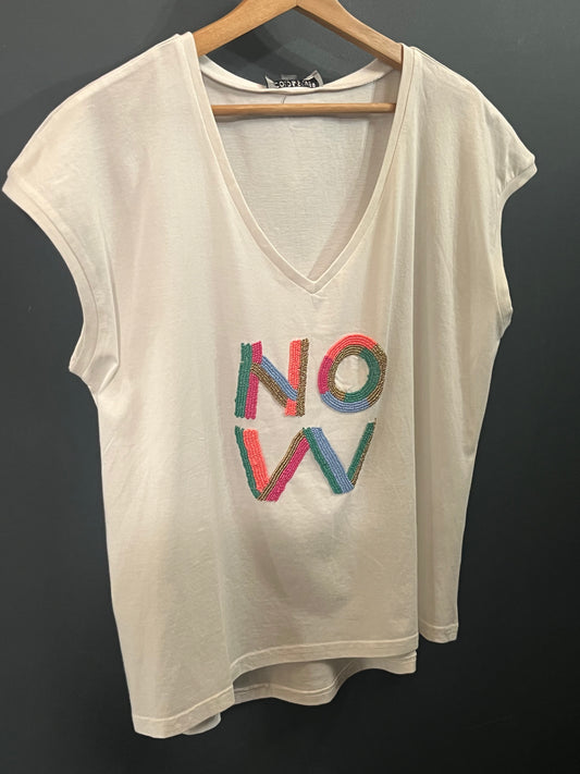 Tee shirt col V
